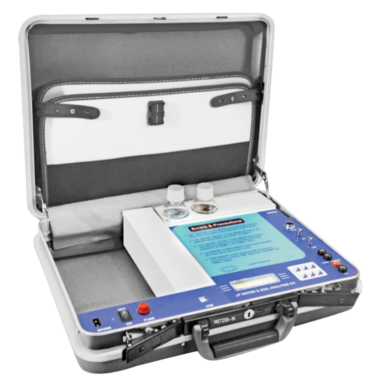 METZER–M MICROPROCESSOR WATER & SOIL ANALYSIS KIT MODEL METZ–303 M(7 PARAMETERS)